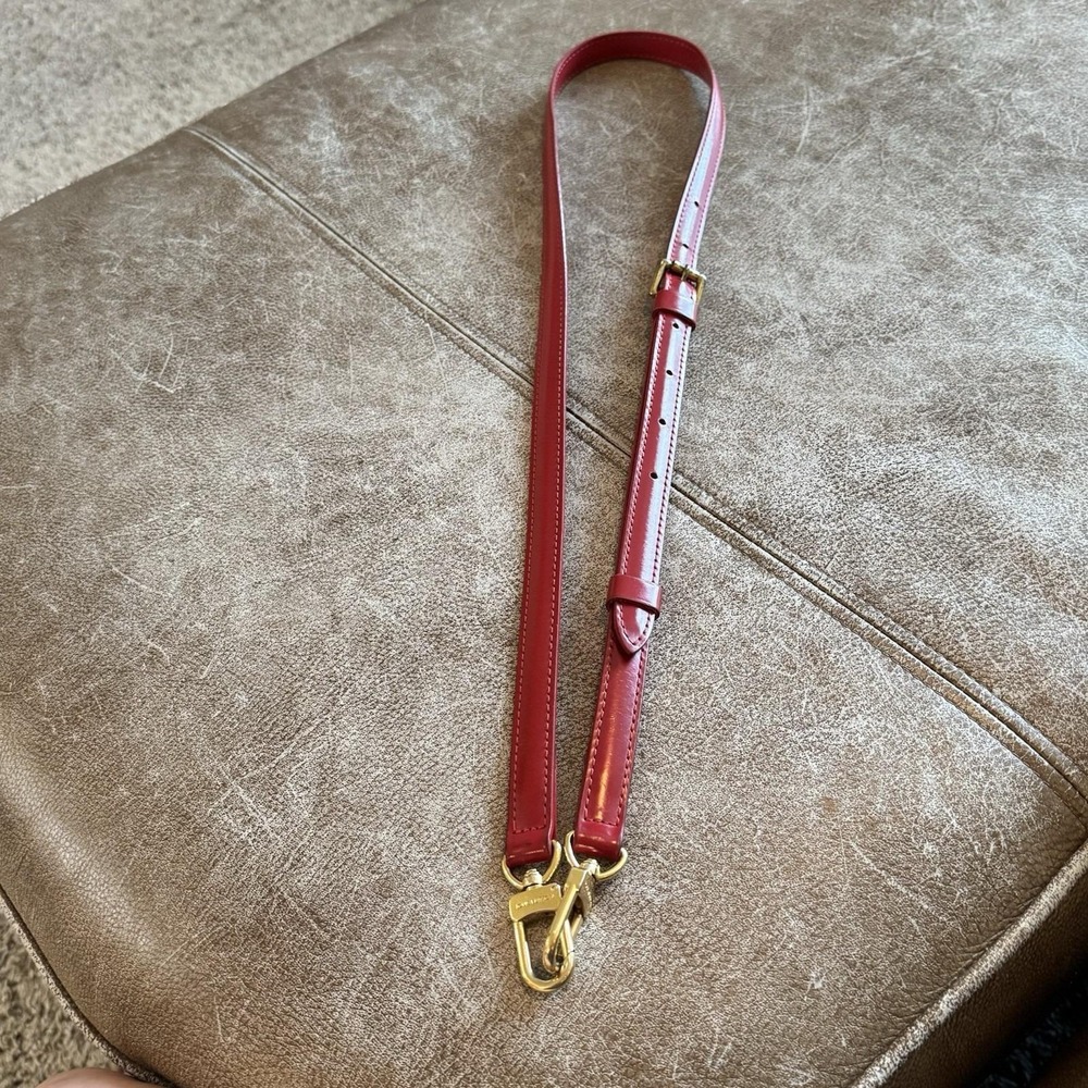 Louis Vuitton Red Epi Adjustable Shoulder Strap Crossbody Strap Vintage - Picture 15 of 16